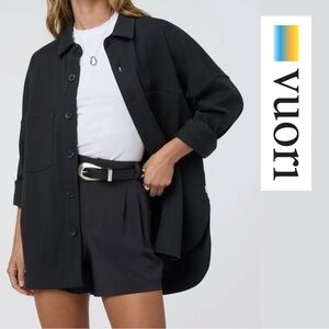 Vuori Mackenzie - Women’s Shirt Jacket - L / XL - Oversized Utility Shirt Jacket